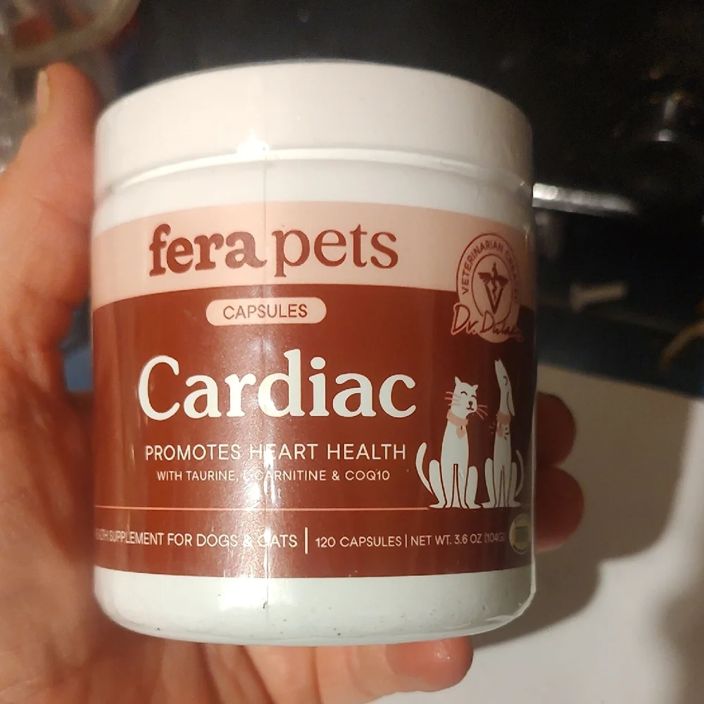 Fera Pets Cardiac Capsules Promotes Heart Health ForDogs And Cats